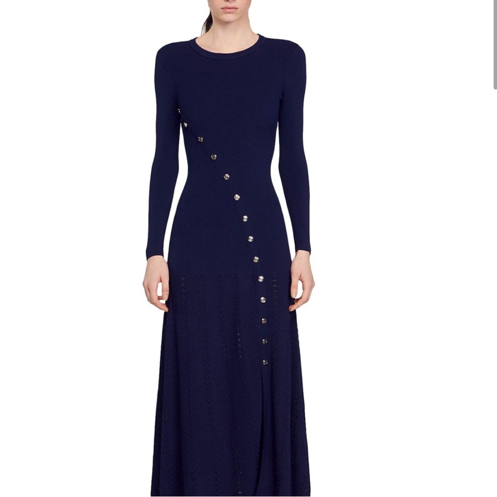 Sandro blue dress